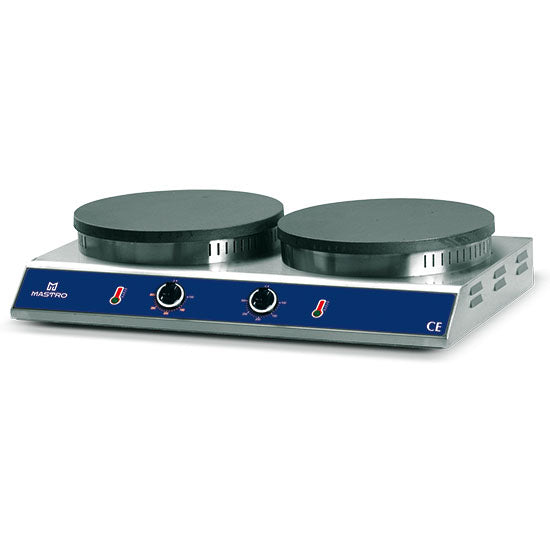 Virtus Elektro-Crêpegerät, 2x ø 350 mm