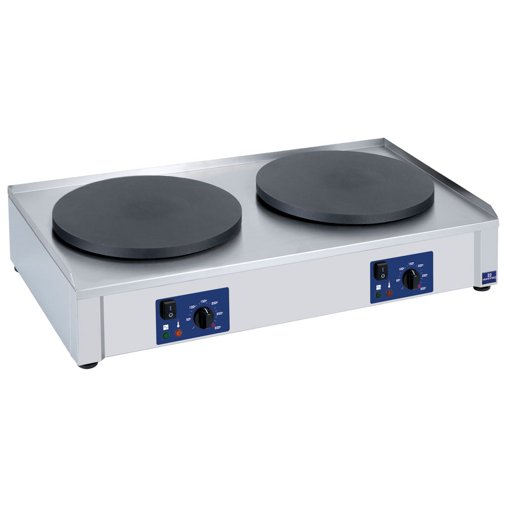 Virtus Elektro-Crêpegerät, 2x ø 400 mm