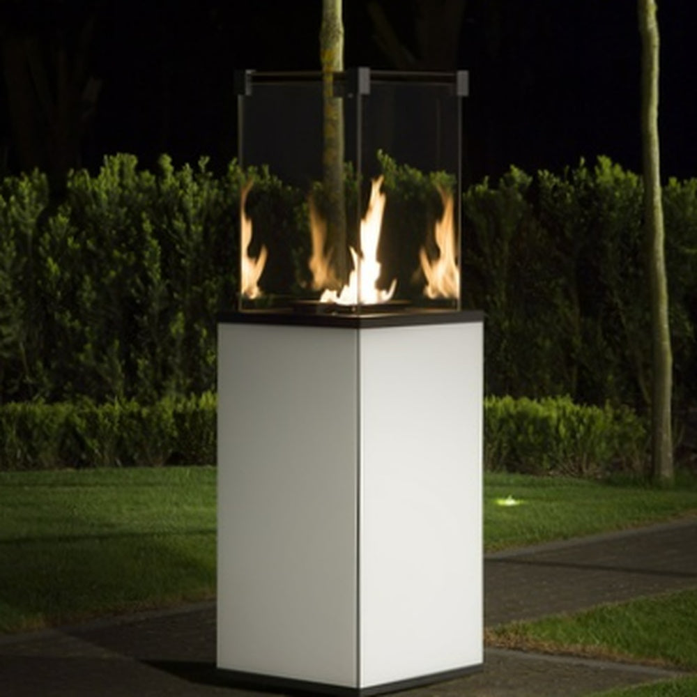 Kratki Terrassenheizer Patio Glas weiß automatische Steuerung 8.2kW