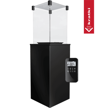 Kratki Terrassenheizer Patio Stahl automatische Steuerung 8,2kW