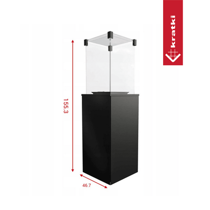 Kratki Terrassenheizer Patio Stahl automatische Steuerung 8,2kW