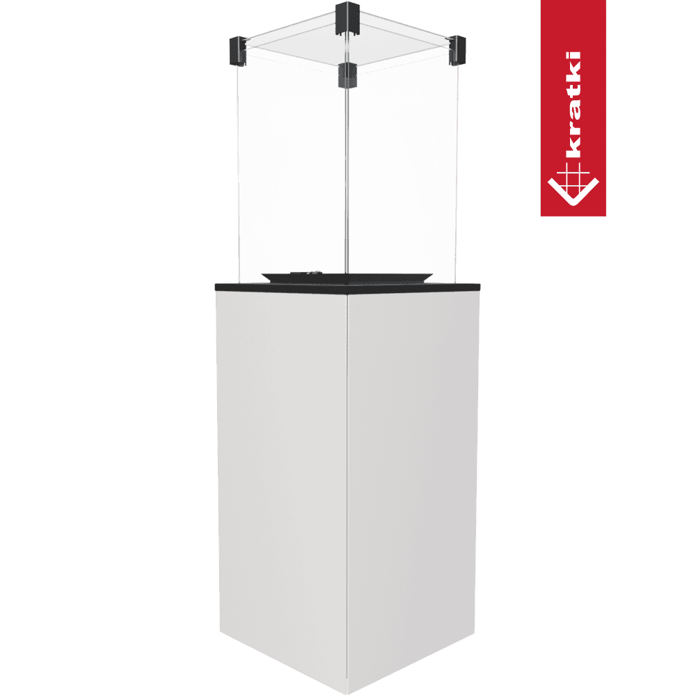 Kratki Terrassenheizer Patio Glas weiß manuelle Steuerung 8,2kW