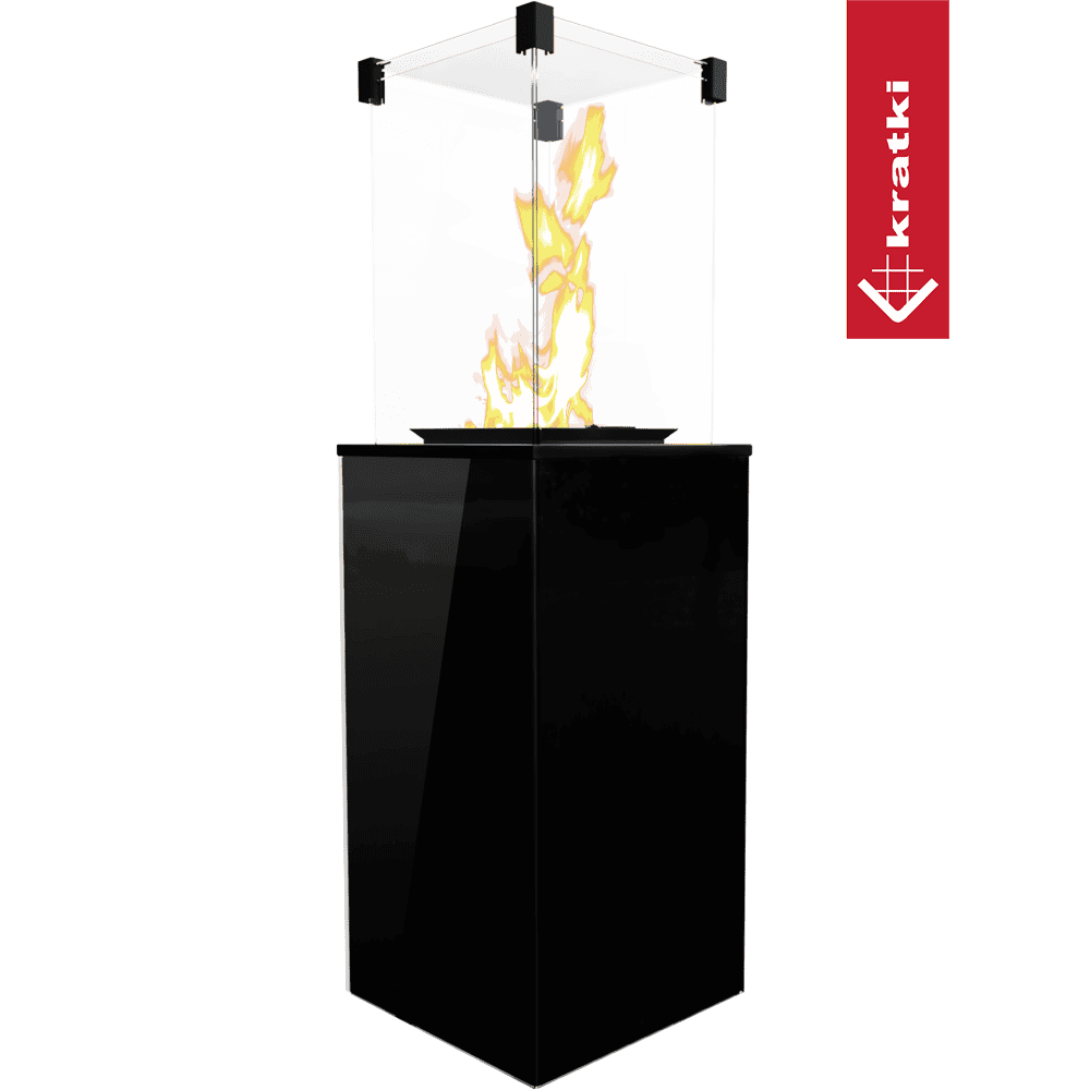 Kratki Terrassenheizer Patio Glas manuelle Steuerung 8,2kW