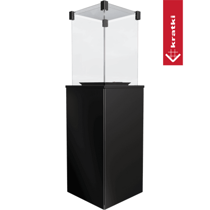 Kratki Terrassenheizer Patio Stahl manuelle Steuerung 8,2kW