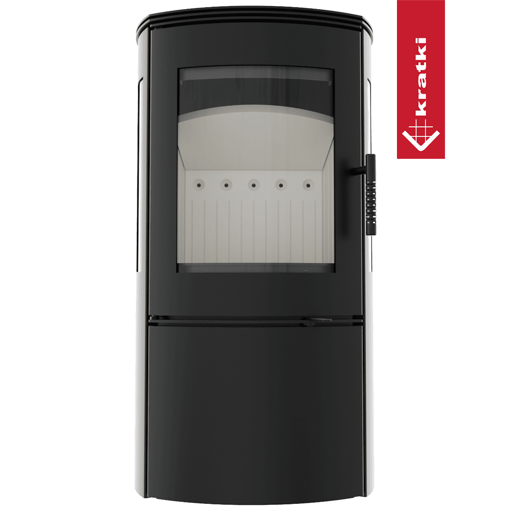 Kratki Kaminofen aus stahl KRATKI FALCON VIEW Ø 150 10 kW