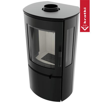 Kratki Kaminofen aus stahl KRATKI FALCON VIEW Ø 150 10 kW