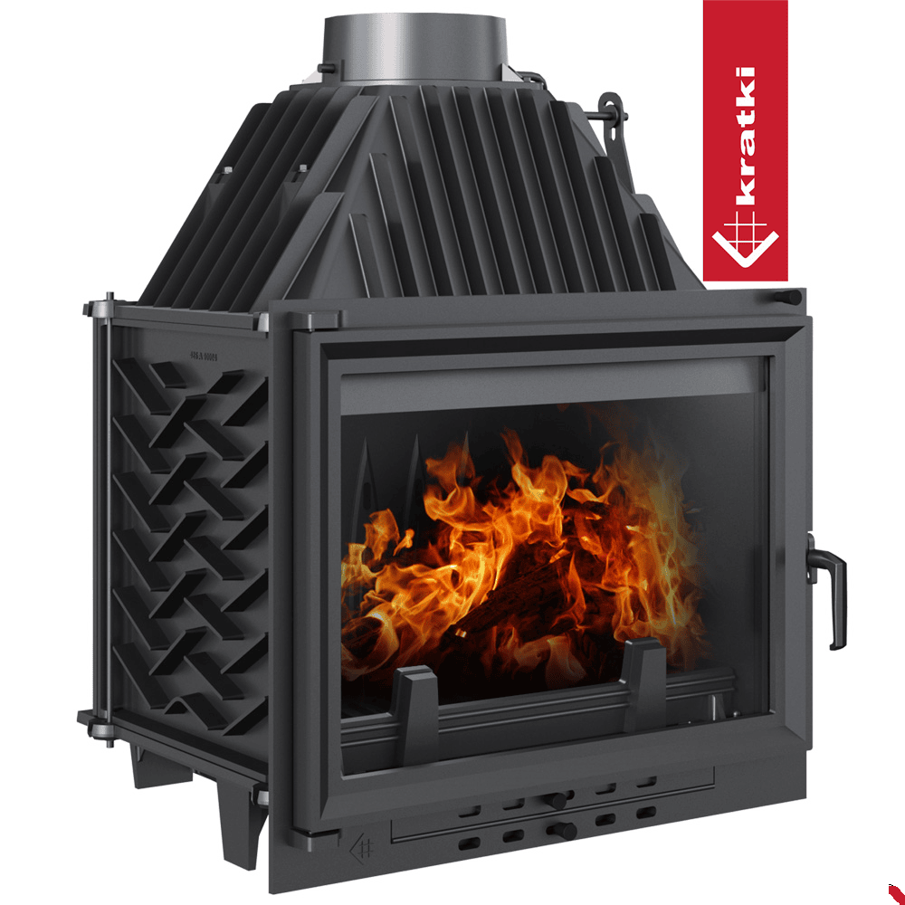 Kratki Kamineinsatz Gusseisen KRATKI ZUZIA ECO 12 kW Ø 200