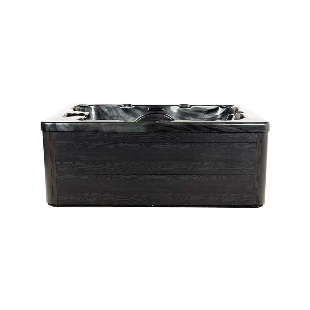 Home Deluxe Outdoor Whirlpool BLACK MARBLE PURE - 210 x 160 cm für 3 Personen