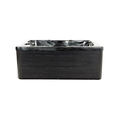 Home Deluxe Outdoor Whirlpool BLACK MARBLE PURE - 210 x 160 cm für 3 Personen