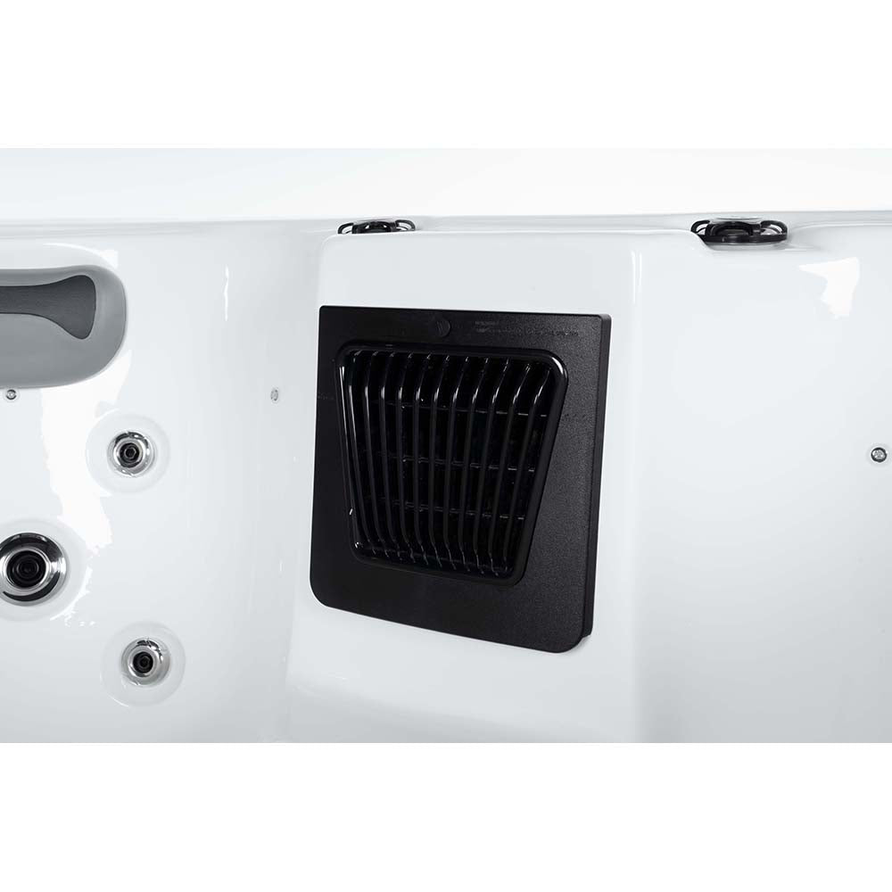 Home Deluxe Outdoor Whirlpool mit Treppe und Thermoabdeckung SEA STAR 180 x 160 cm 4 Personen