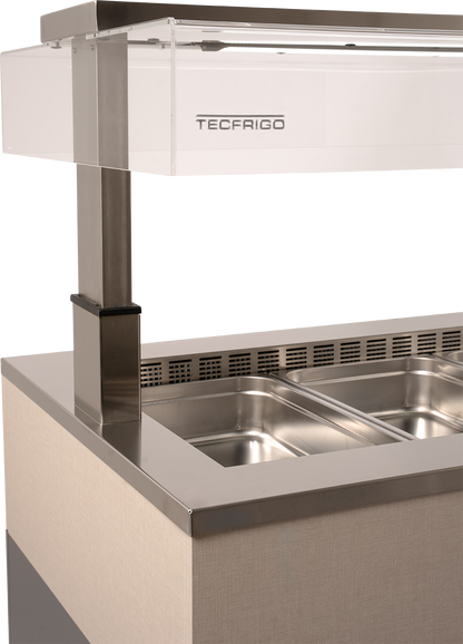 KBS Gastrotechnik Salabtbar, Frühstücksbuffet Isola 4 M VT VR Umluftkühlung 4x GN 1/1