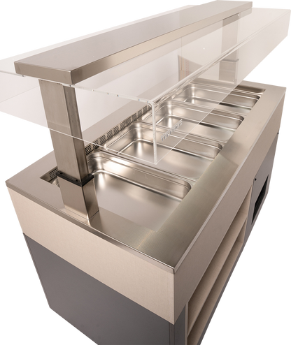 KBS Gastrotechnik Salabtbar, Frühstücksbuffet Isola 6 M VT VR Umluftkühlung 6x GN 1/1