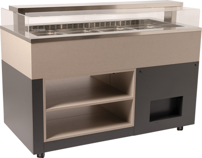 KBS Gastrotechnik Salabtbar, Frühstücksbuffet Isola 4 M VT VR Umluftkühlung 4x GN 1/1