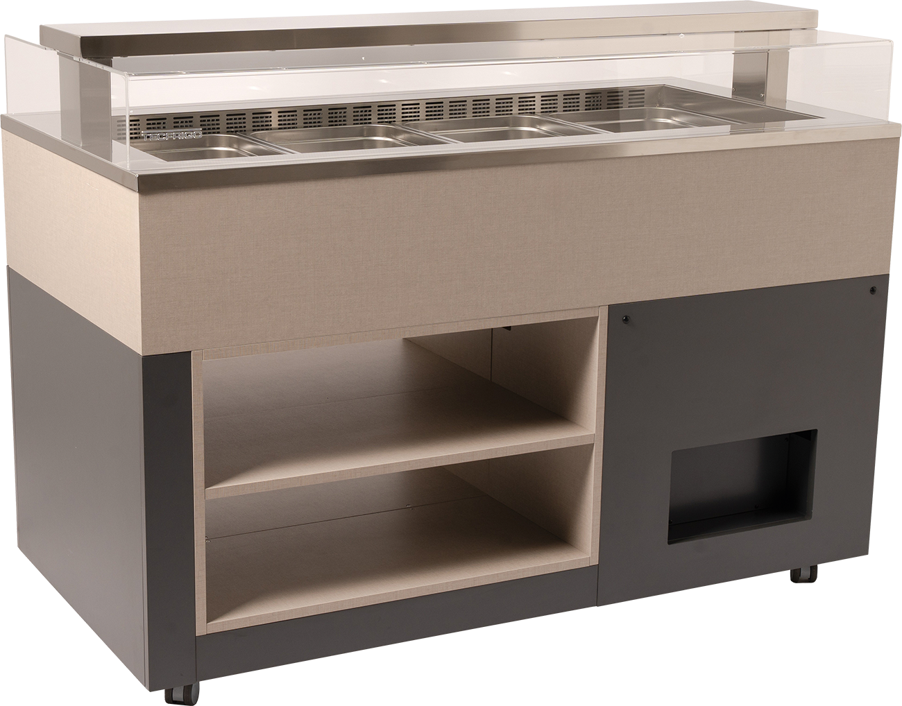 KBS Gastrotechnik Salabtbar, Frühstücksbuffet Isola 6 M VT stille Kühlung 6x GN 1/1