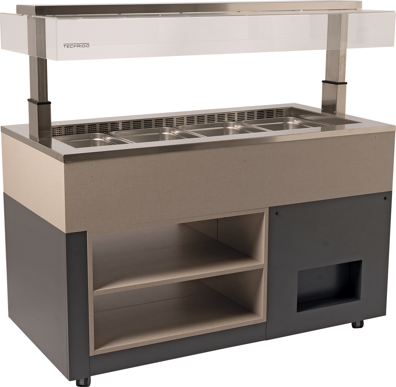 KBS Gastrotechnik Salabtbar, Frühstücksbuffet Isola 6 M VT stille Kühlung 6x GN 1/1