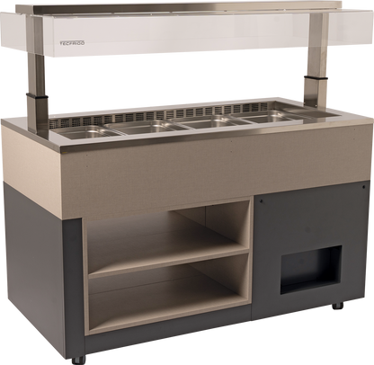 KBS Gastrotechnik Salabtbar, Frühstücksbuffet Isola 6 M VT VR Umluftkühlung 6x GN 1/1