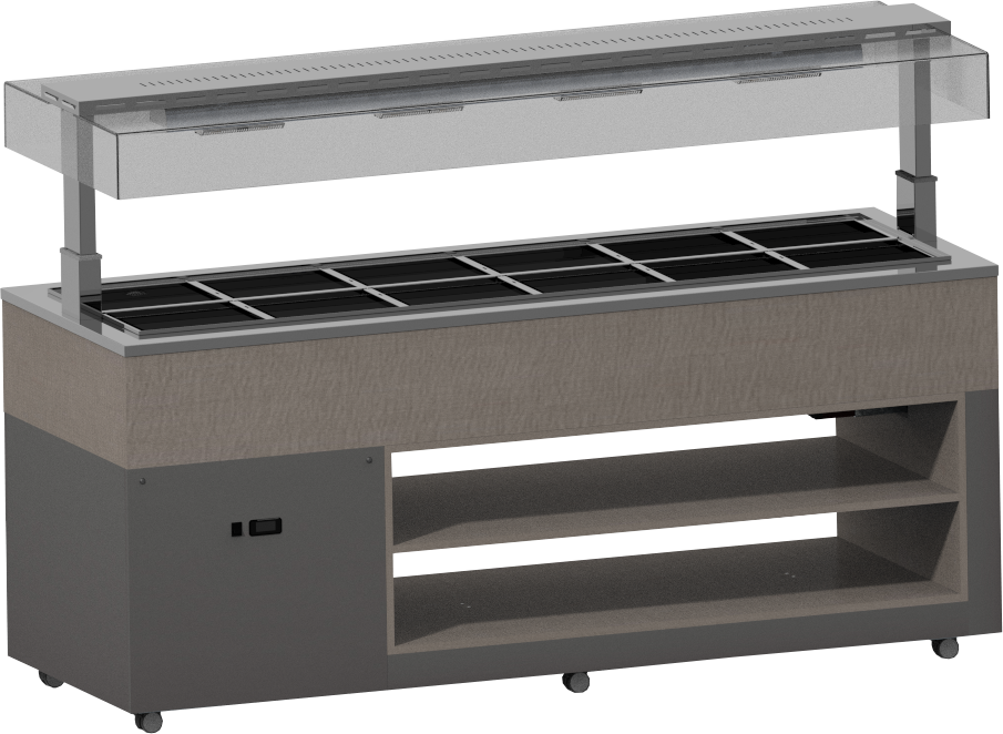 KBS Gastrotechnik Bain-Marie Isola 6 M BM VR 6x GN 1/1