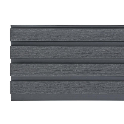 Home Deluxe WPC Fassadenverkleidung DUVAR - 6m² Anthrazit