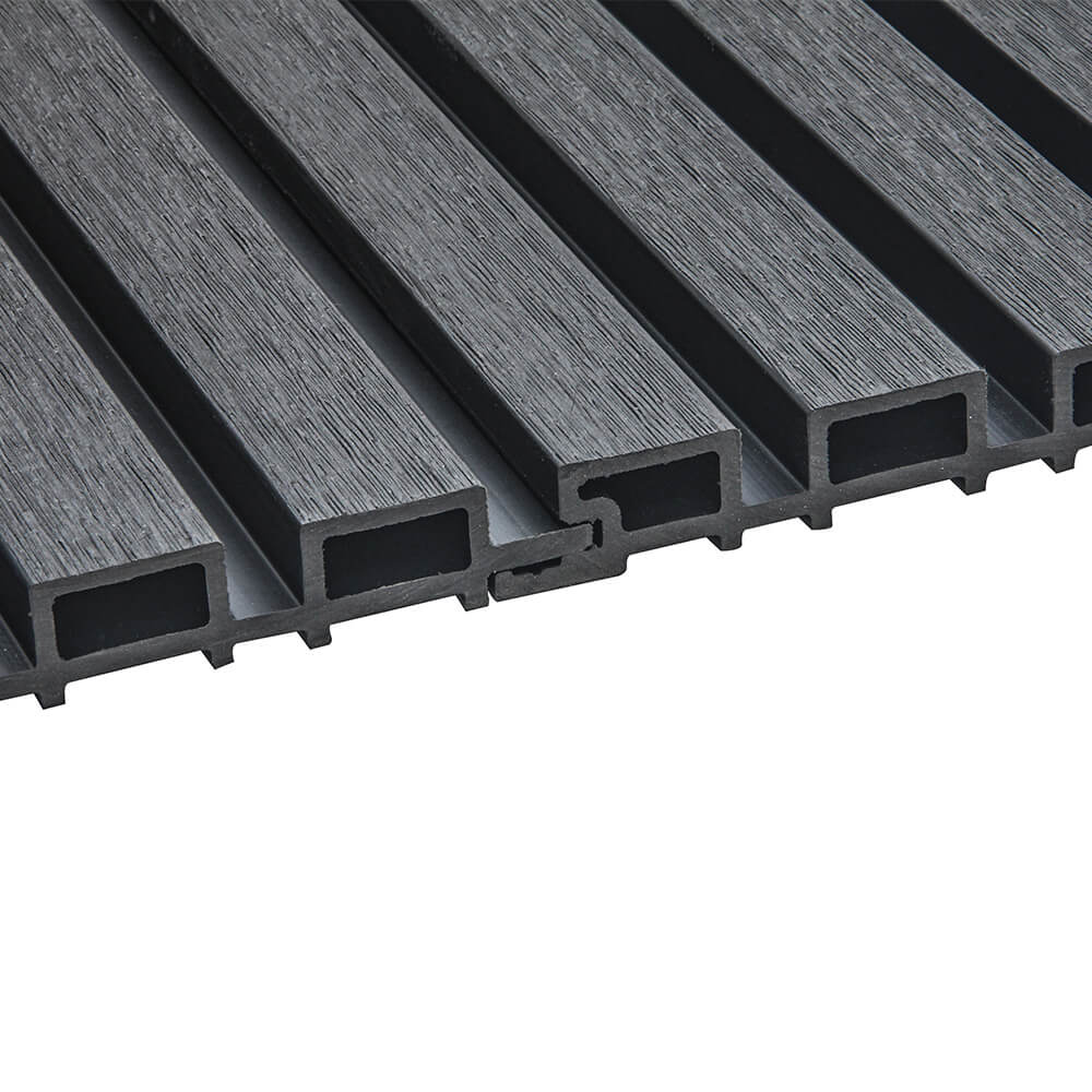 Home Deluxe WPC Fassadenverkleidung DUVAR - 10m² Anthrazit