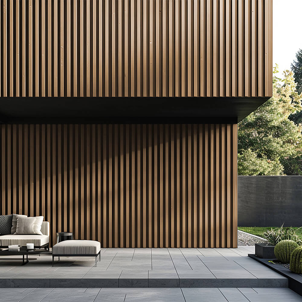 Home Deluxe WPC Fassadenverkleidung DUVAR - 8m² Teak