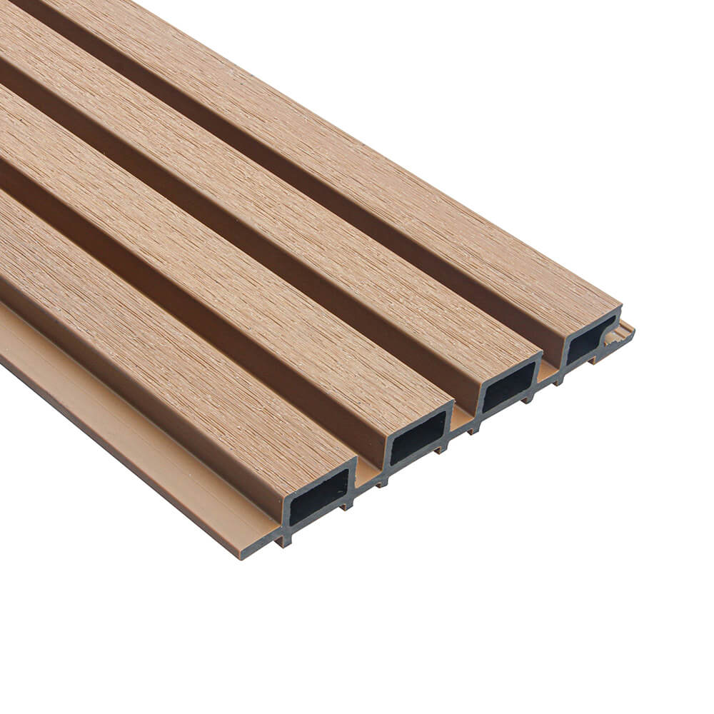 Home Deluxe WPC Fassadenverkleidung DUVAR - 40 m²  Teak