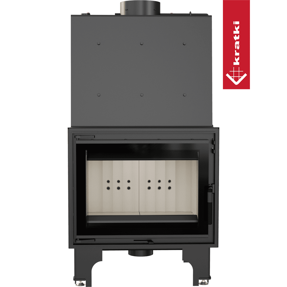 Kratki Wasserführender Kamineinsatz AQUARIO 14 kW Ø 200 Doppelverglasung