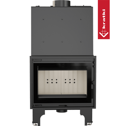 Kratki Wasserführender Kamineinsatz AQUARIO 14 kW Ø 200 Doppelverglasung