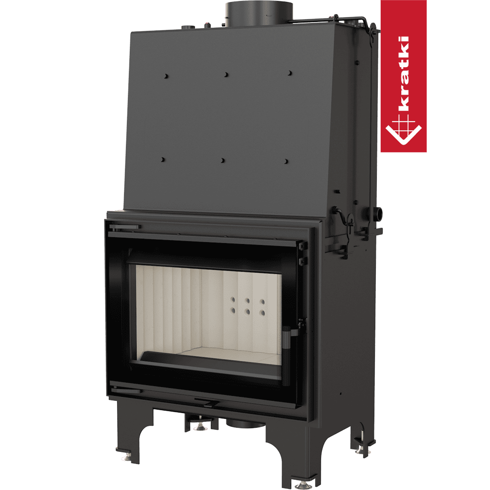 Kratki Wasserführender Kamineinsatz AQUARIO 14 kW Ø 200 Doppelverglasung