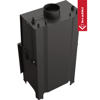 Kratki Wasserführender Kamineinsatz AQUARIO 14 kW Ø 200 Doppelverglasung