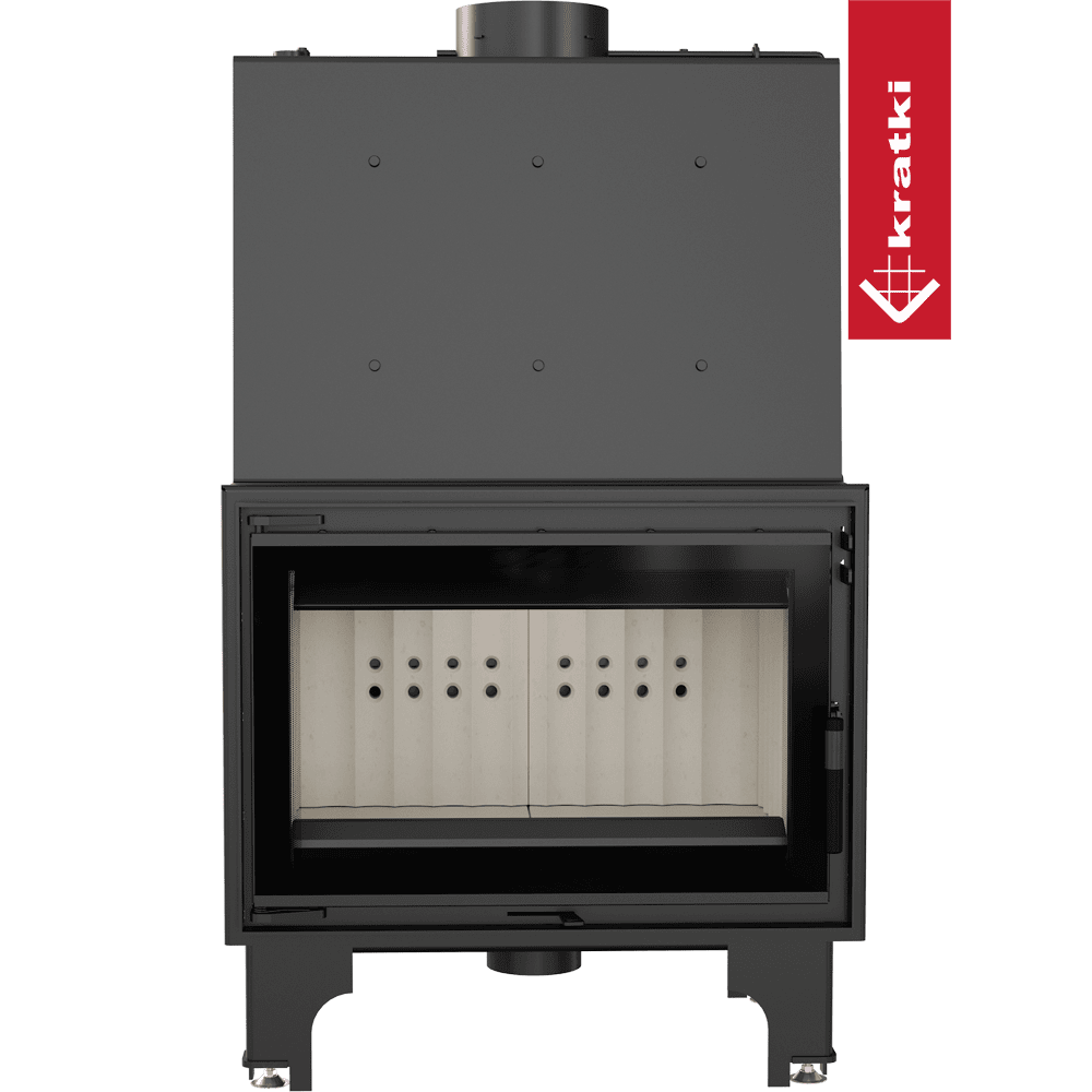 Kratki Wasserführender Kamineinsatz AQUARIO 16 kW Ø 200 Doppelverglasung