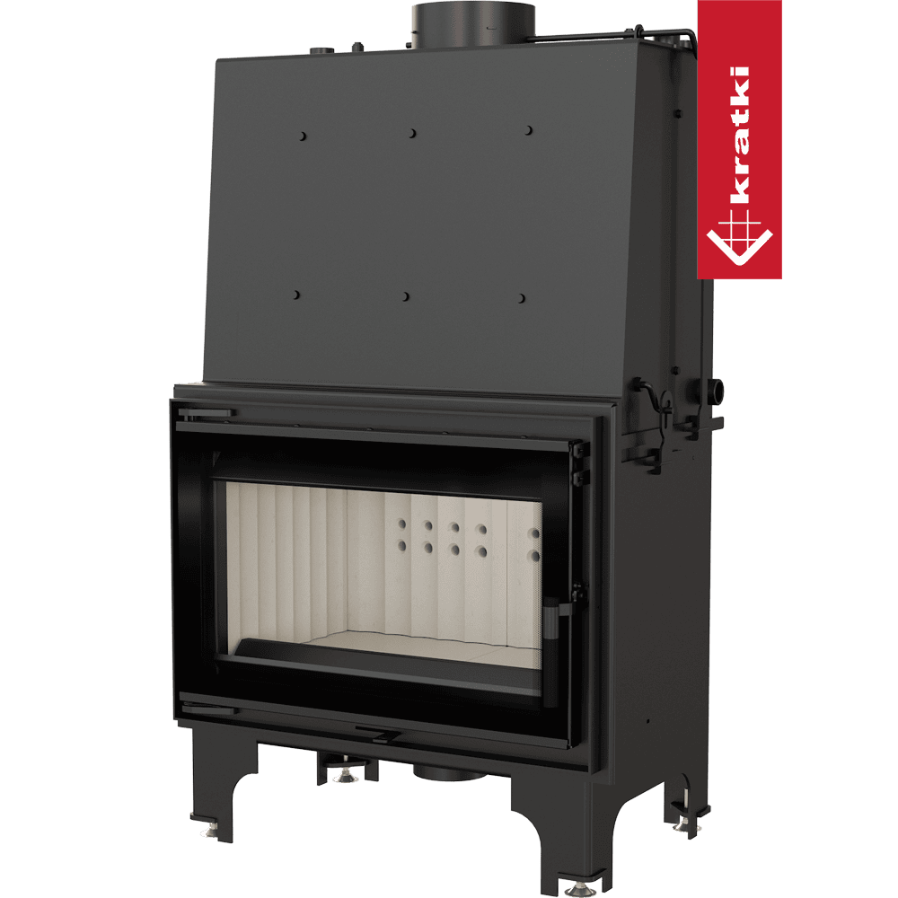 Kratki Wasserführender Kamineinsatz AQUARIO 16 kW Ø 200 Doppelverglasung