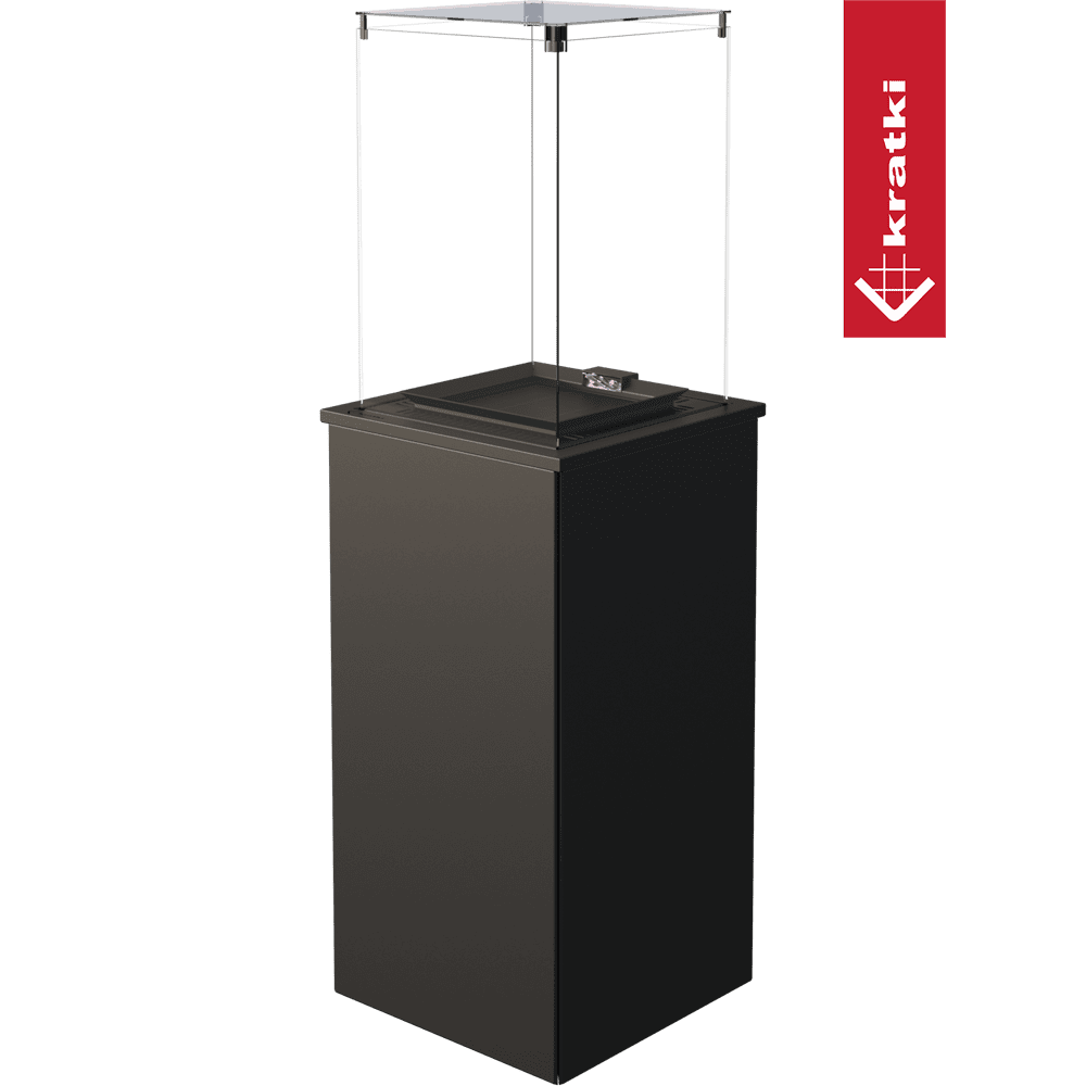 Kratki Terrassenheizer Patio Mini Stahl manuelle Steuerung 8,2kW