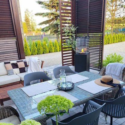 Kratki Terrassenheizer Patio Mini Stahl manuelle Steuerung 8,2kW