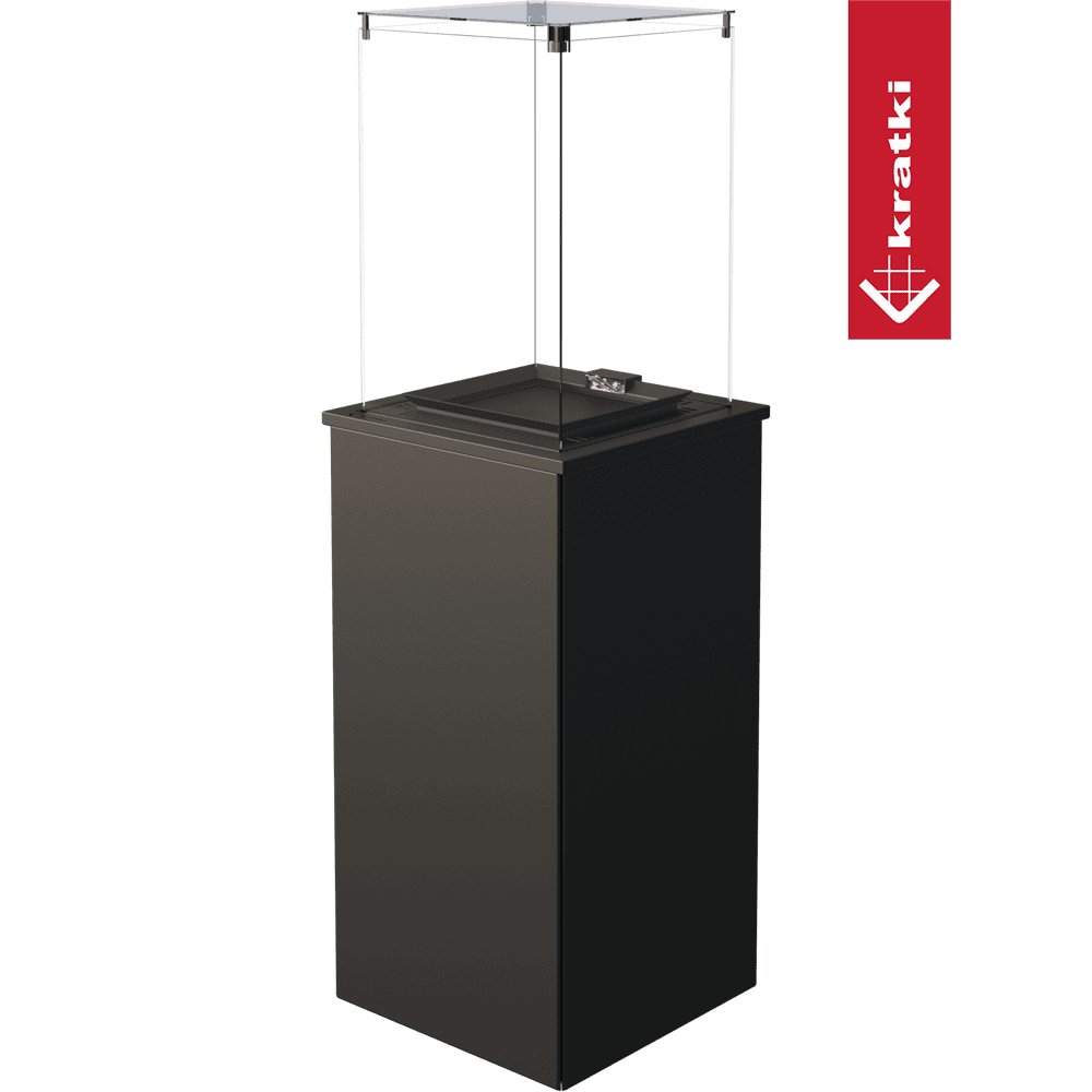 Kratki Terrassenheizer Patio Mini Stahl manuelle Steuerung 8,2kW