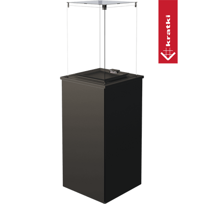 Kratki Terrassenheizer Patio Mini Stahl manuelle Steuerung 8,2kW