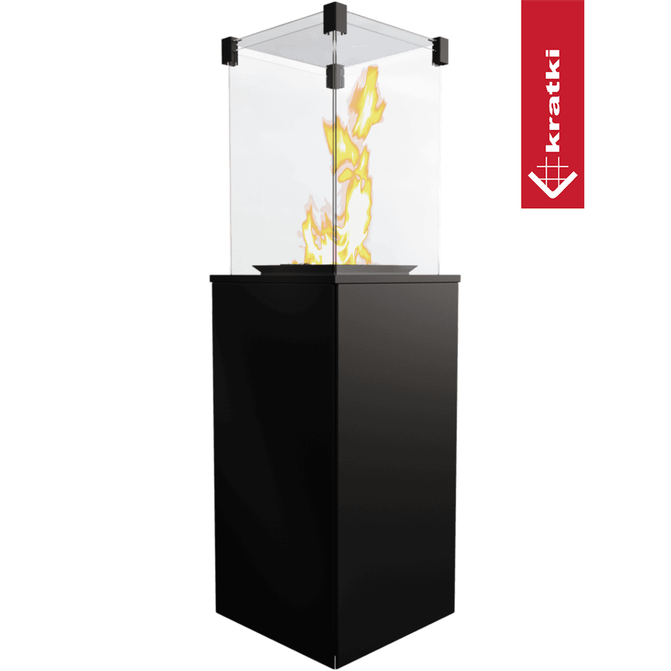 Kratki Terrassenheizer Patio Mini Stahl manuelle Steuerung 8,2kW