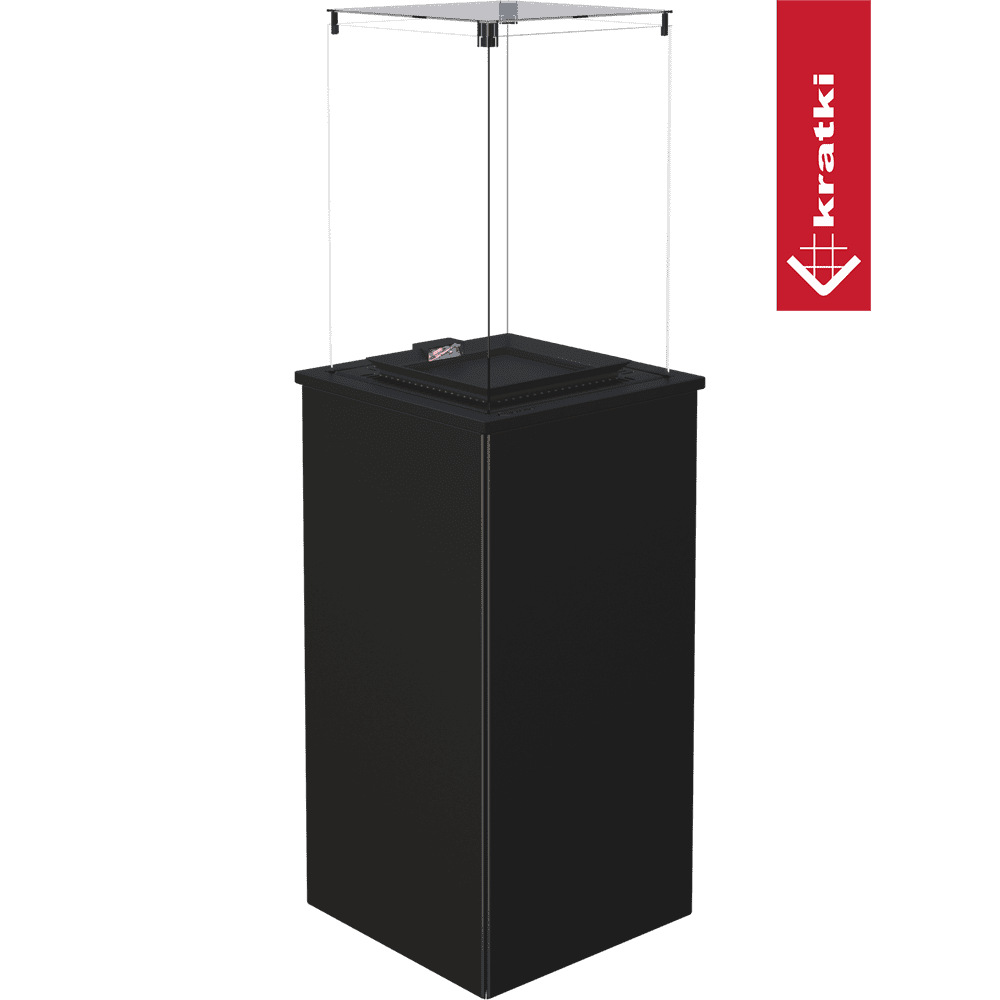Kratki Terrassenheizer Patio Mini Stahl manuelle Steuerung 8,2kW