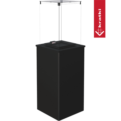 Kratki Terrassenheizer Patio Mini Stahl manuelle Steuerung 8,2kW