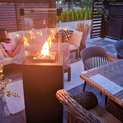 Kratki Terrassenheizer Patio Mini Stahl manuelle Steuerung 8,2kW