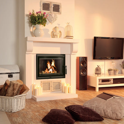 Kratki Kamineinsatz Gusseisen KRATKI ZUZIA ECO DECO 12 kW Ø 200