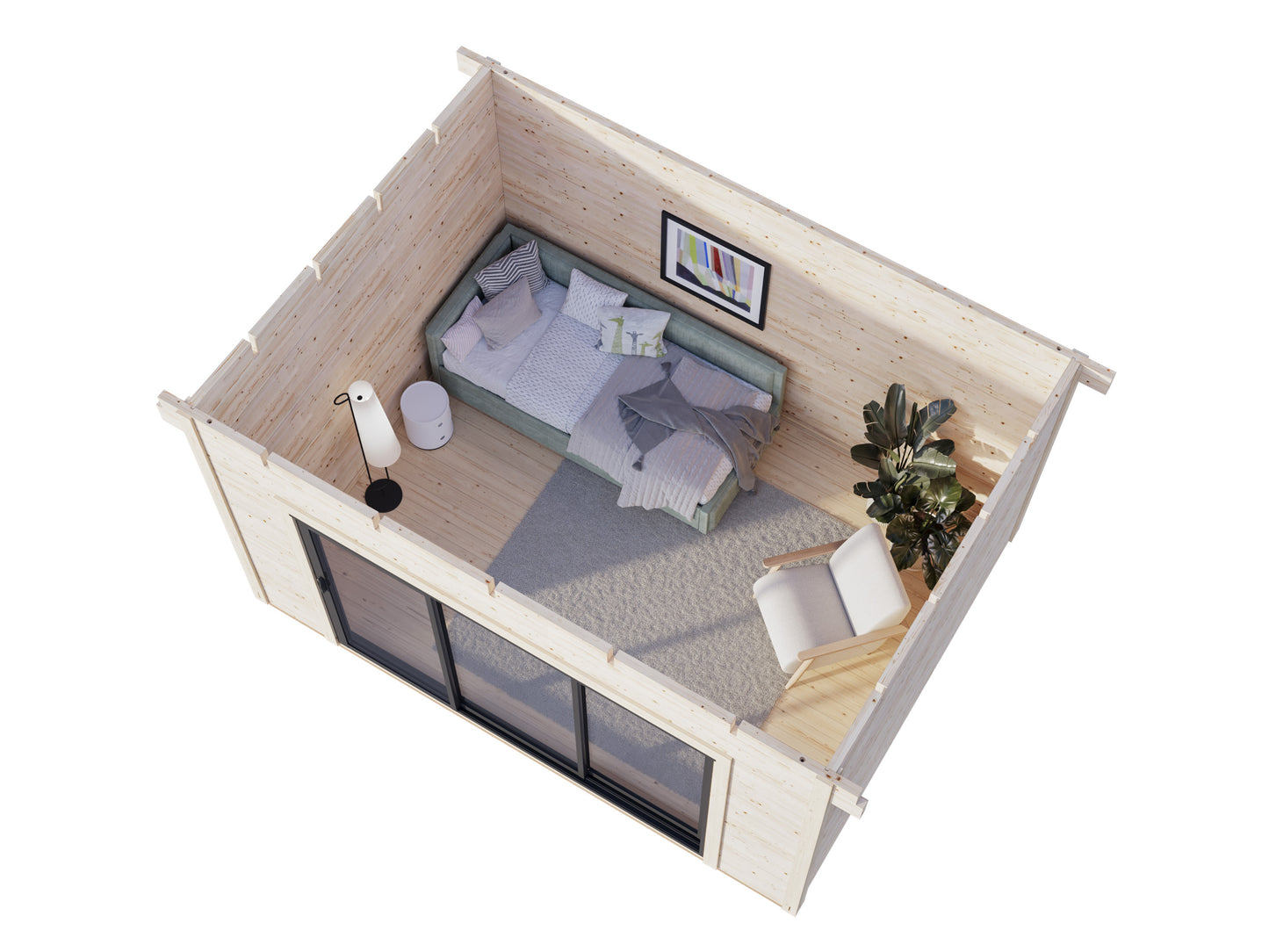 Palmako Grace 11,2 m2 - Naturbelassen
