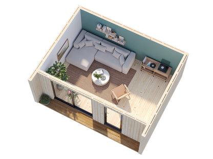 Palmako Johanna 19,4 m2 - Naturbelassen