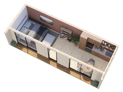 Palmako Johanna 22,4 m2 - Naturbelassen