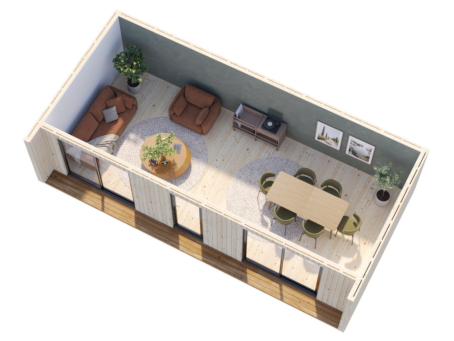 Palmako Johanna 31,8 m2 - Naturbelassen