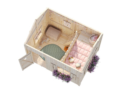 Palmako Grete 3,7 m2 - Naturbelassen