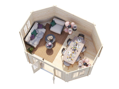 Palmako Hanna 20,3 m2 - Transparent tauchgrundiert