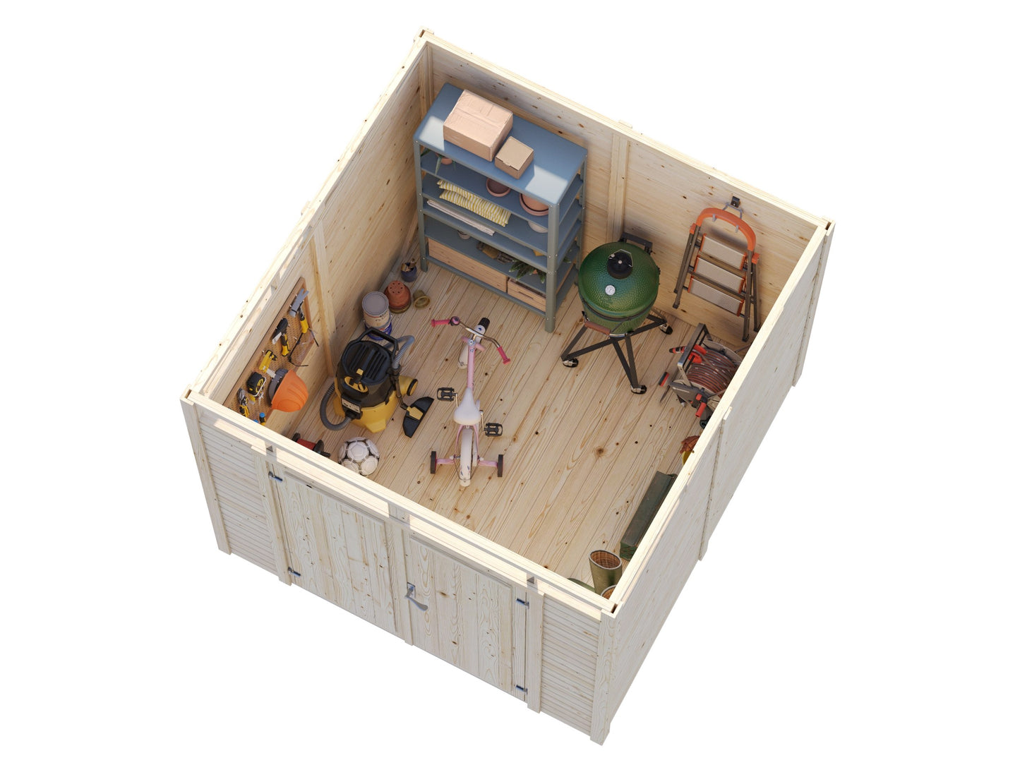 Palmako Elias 4,9 m2 - Transparent tauchgrundiert