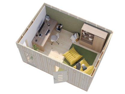 Palmako Etta 13,6 m2 - Naturbelassen