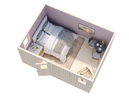 Palmako Hedwig 13,6 m2 - Naturbelassen
