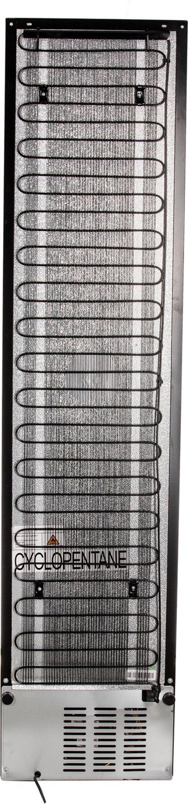 KBS Gastrotechnik Glastürkühlschrank KBS 316 G Slim schwarz
